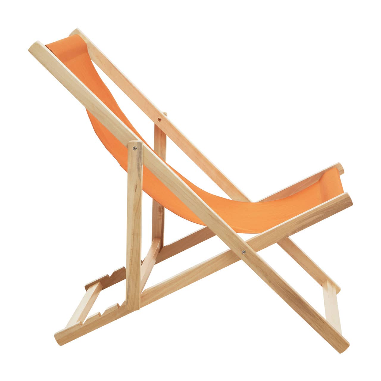 Interiors by Premier – wholesale Folding chair – Beauport Orange Deckchair2