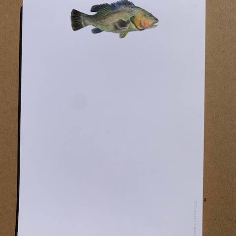 Bloco de Notas Coastal Beach: Garoupa por atacado de JAKE & META