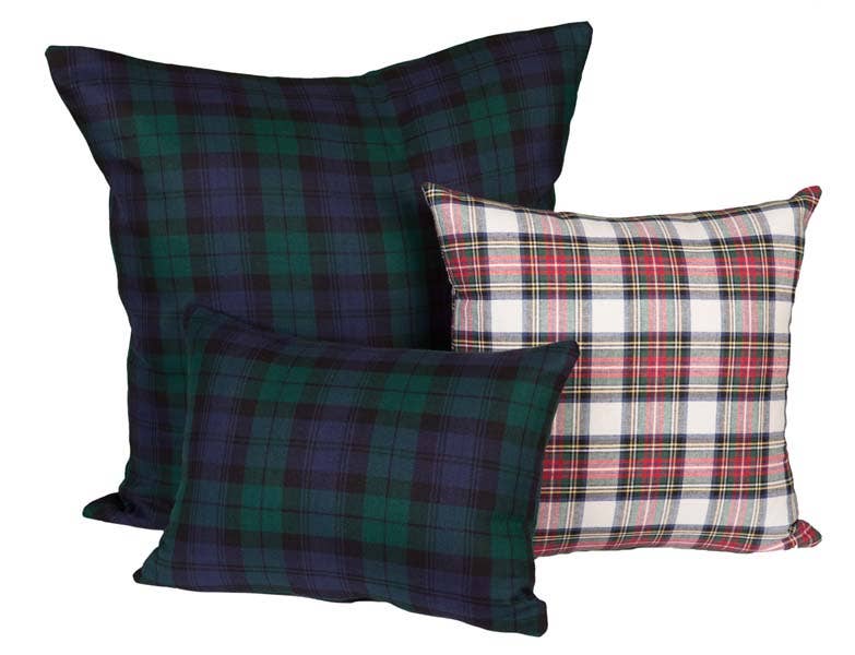 Rennie & Rose – Almofada decorativa/de sofá por atacado – Almofada Tartan Xadrez Hamilton3