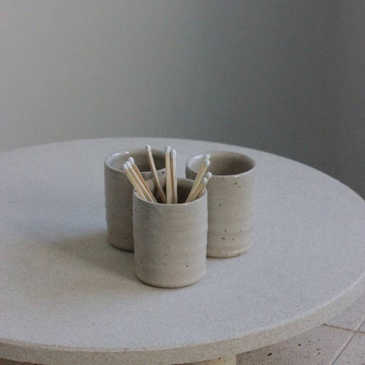 Eleanor Torbati Ceramics - Wholesale Match Holder - Stoneware Ceramic Match Holder & Striker