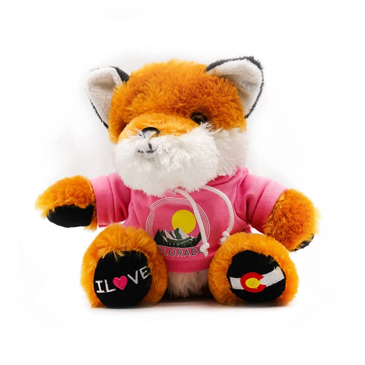 Snow Business USA - Wholesale Stuffed/Plush Toy - Kids & Baby - Colorado Hoodie Fox Stuffed Animal