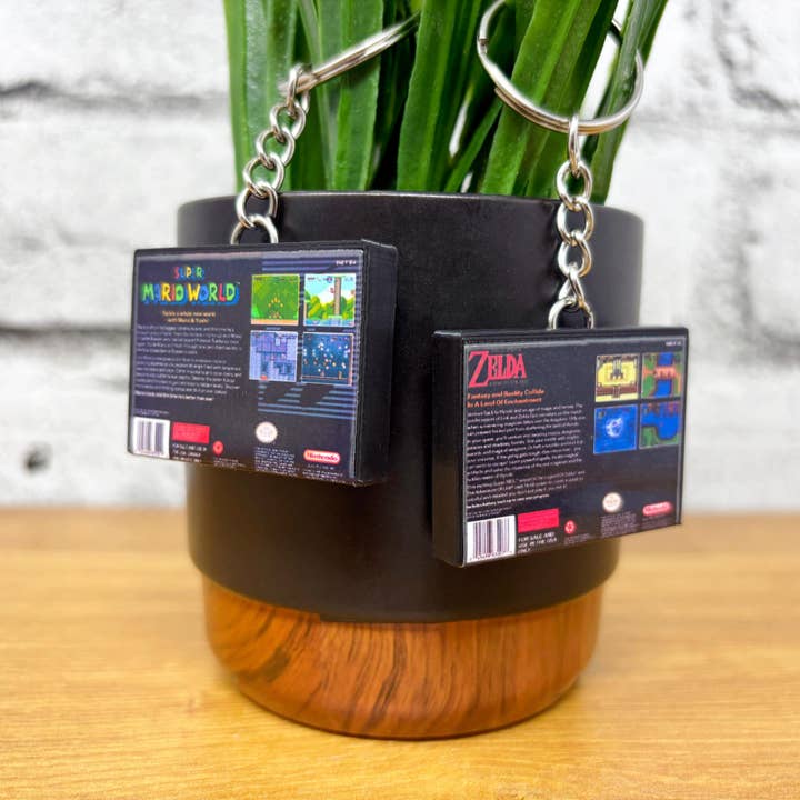 BitsyLabs - Wholesale Keychain - Unisex - SNES Game Case Keychains2