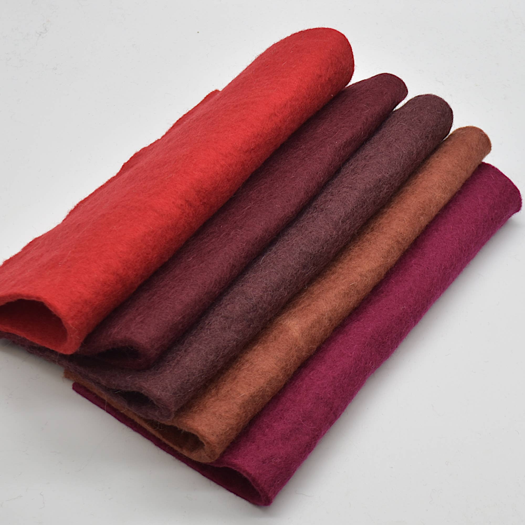 Oriental Direct Craft Supplies - Wholesale Craft Supplies - 35 Handmade 100% Wool Felt Sheets 3-5mm Thick, 30cm (12'')2