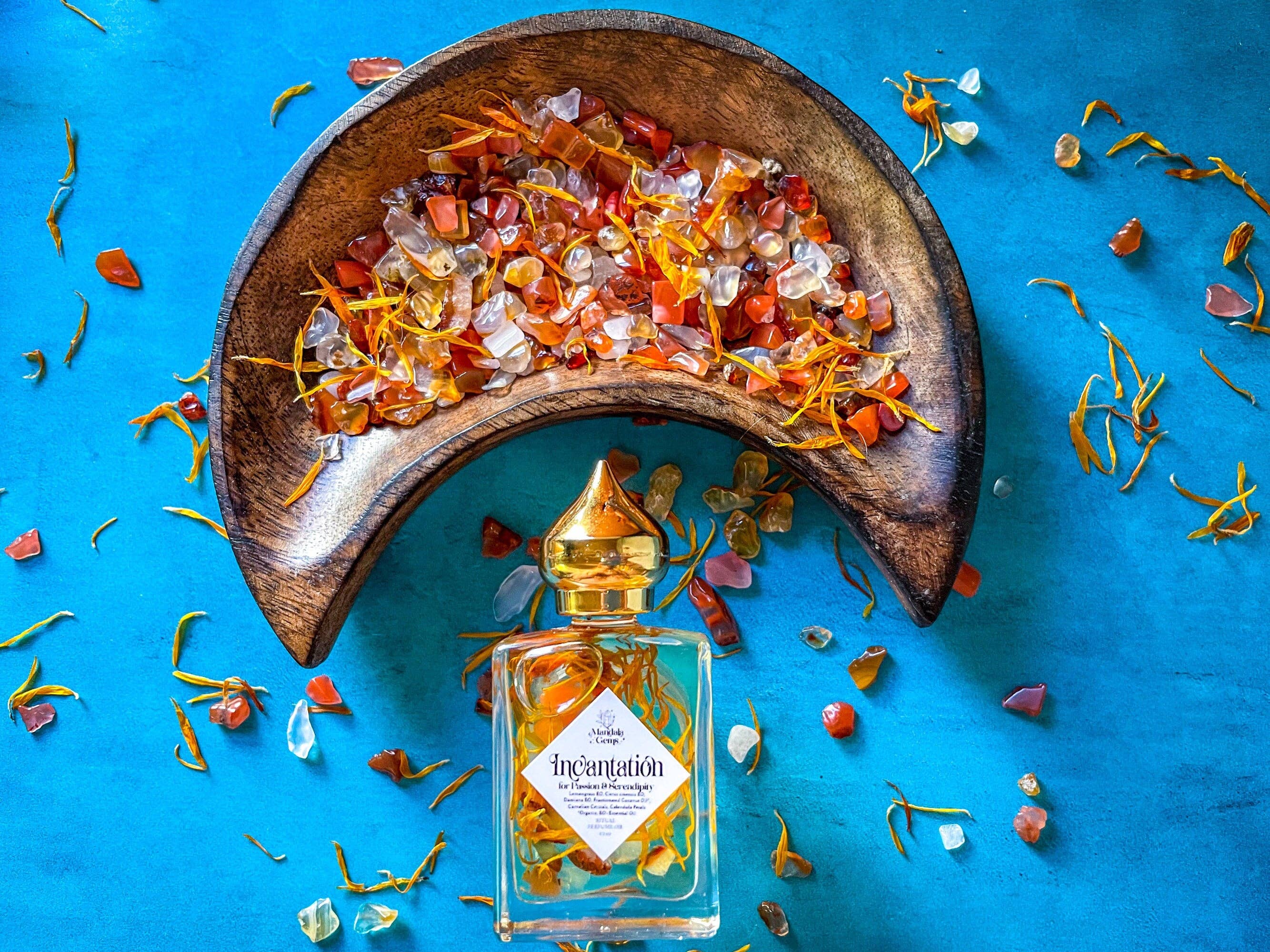 Mandala Gems – Engroshandel Parfume/eau de toilette – INCANTATION Naturlig Parfume med den Afrodisiakiske Damiana8