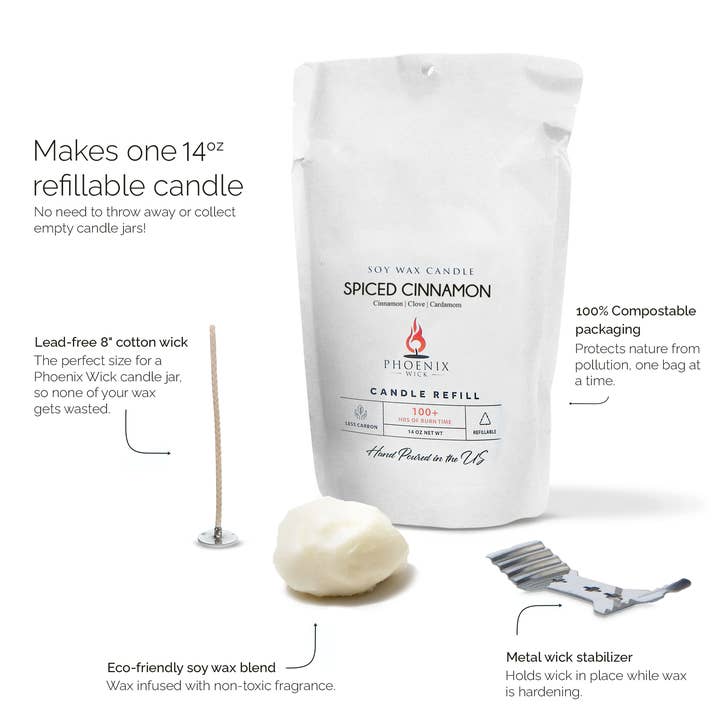 Phoenix Wick - Wholesale Jar/Filled Candle - Candle-Making Kit19