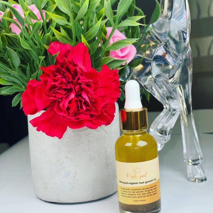 Makayad huile de croissance des cheveux entièrement naturelle à base de plantes biologiques pour la vente par Makayad beauty world