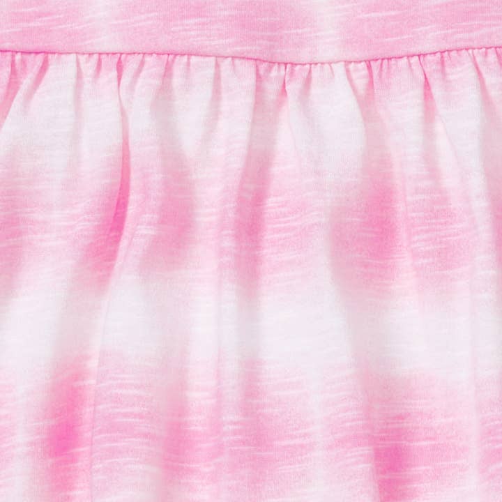 Pink Mauve Wavy Tie Dye Dress & Diaper Cover Set - Infant for wholesale on Faire