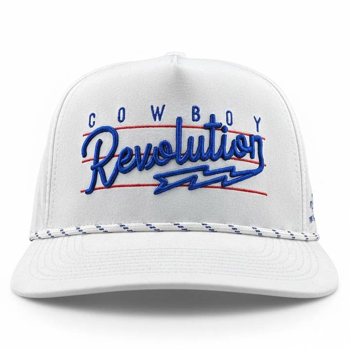 “Lightning" White - Performance Hat for wholesale by Cowboy Revolution Apparel Co.