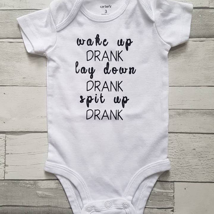 Kendrick Lamar Lyric Boysuit oder Shirt | Aufwachen Drank Body | Rap Body | Hip Hop Body | für den Großhandel von Fraser & Pine | Sweet Lavations