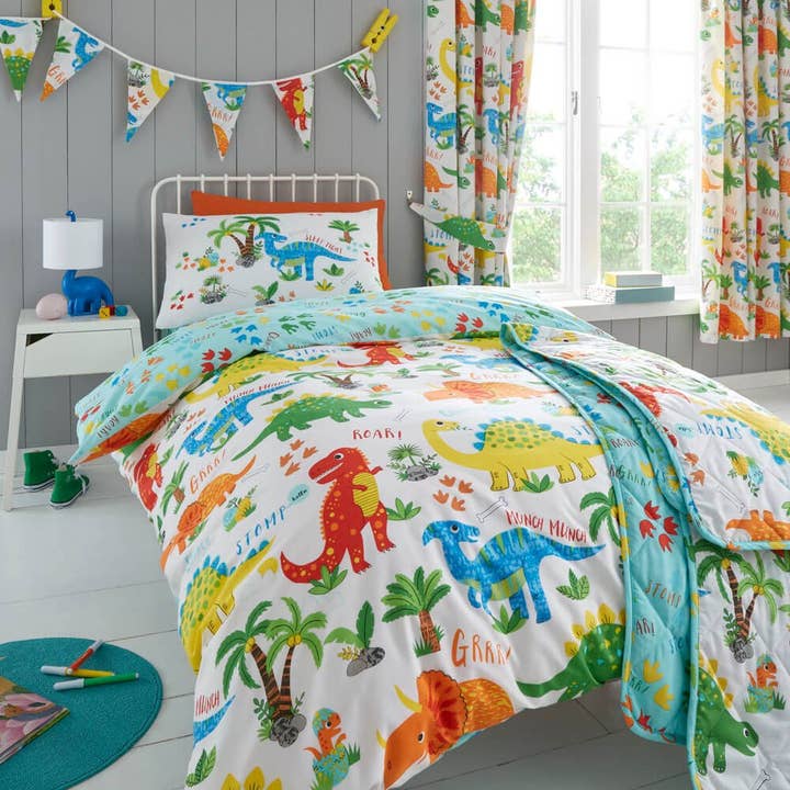 Happy Linen Company – wholesale Sängkläder - Barn och baby – Dinky Dinosaur Sängkläder