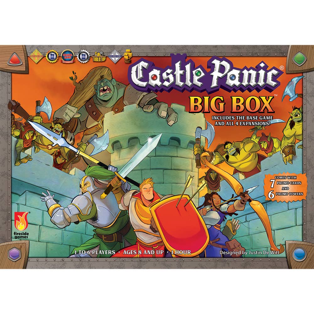 Fireside Games - Wholesale Board Game - Castle Panic Big Box Board Game Second Edition1