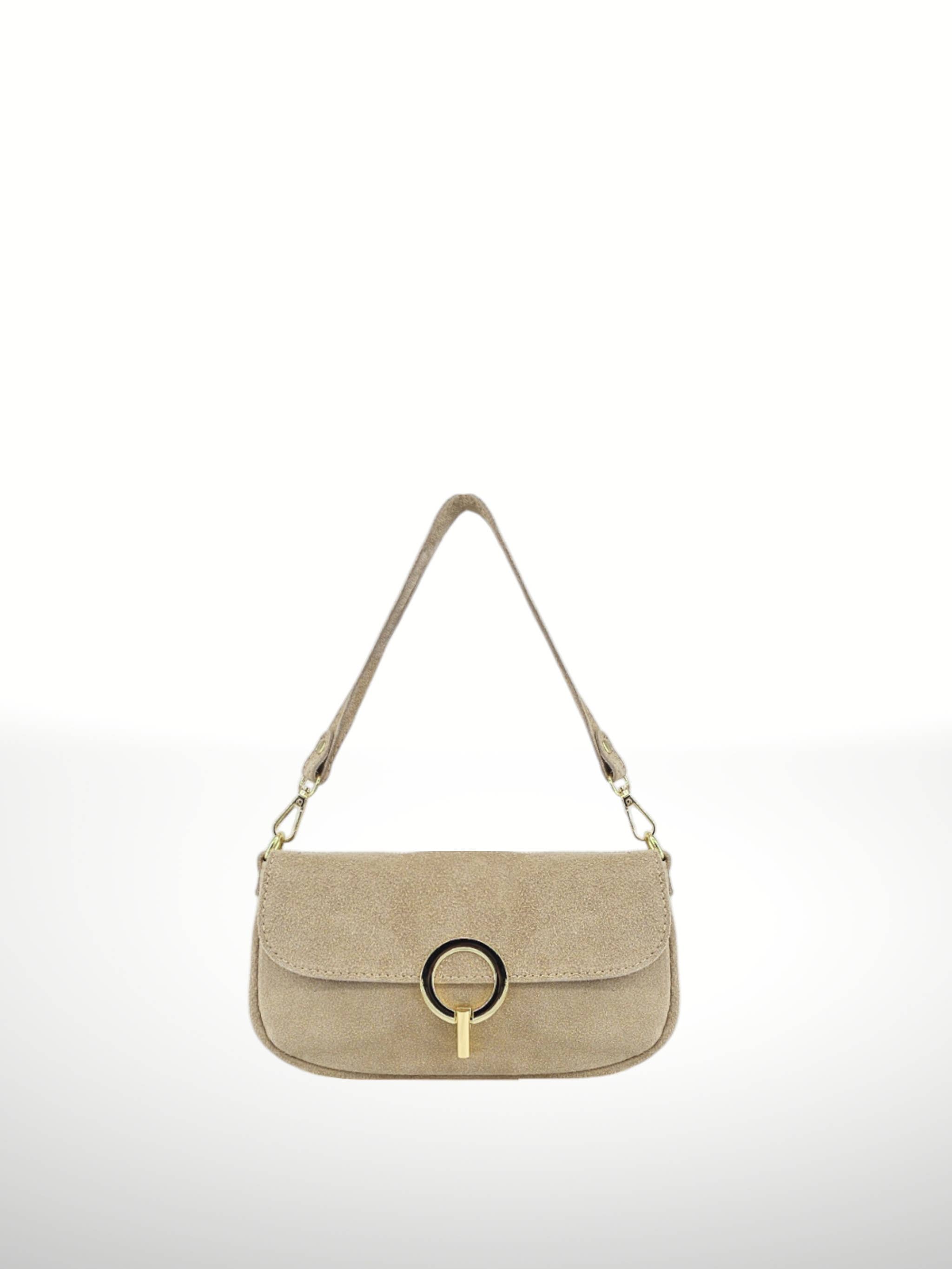 ITALIAN'S LEATHER – Großhandel Schultertasche – Damen – Nuria Lederhandtasche aus Wildleder 25030531