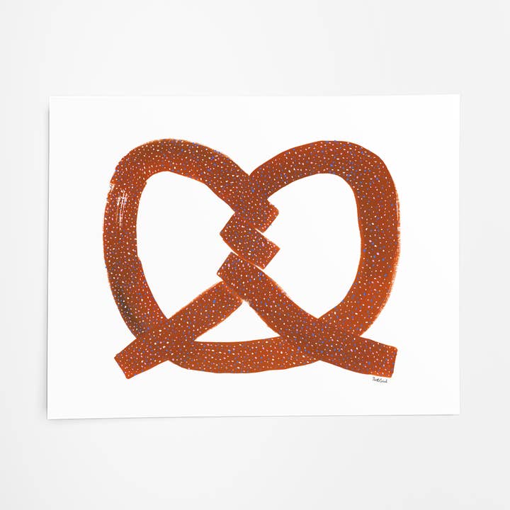 "Soft Pretzel" Giclée Fine Art Print for wholesale by On Lane Avenue