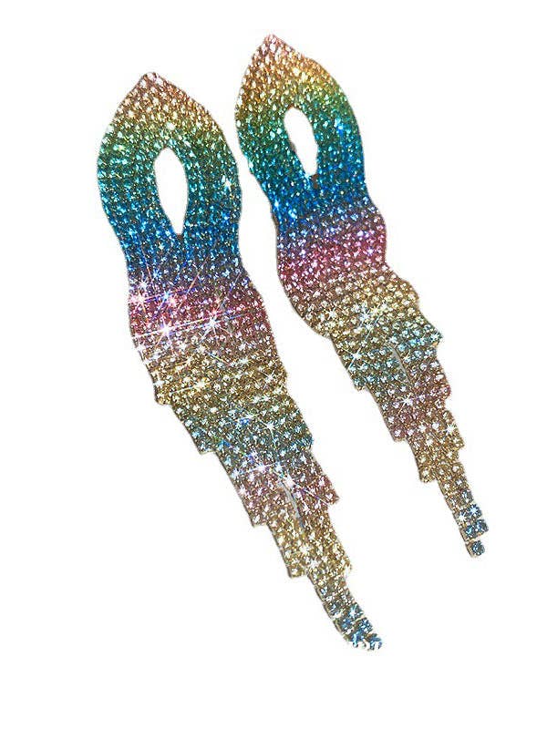 UZ Wholesale Store - Wholesale Tassel Earrings - Gradient Hollow Tasseled Earrings - Gold, Fuchsia, Colorful14