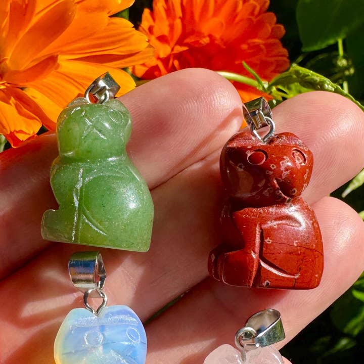 Elf Kendal Hippies - Wholesale Individual Charm/Pendant - cat pendant 2cm gemstone kitty necklace cat crystal charm uk3