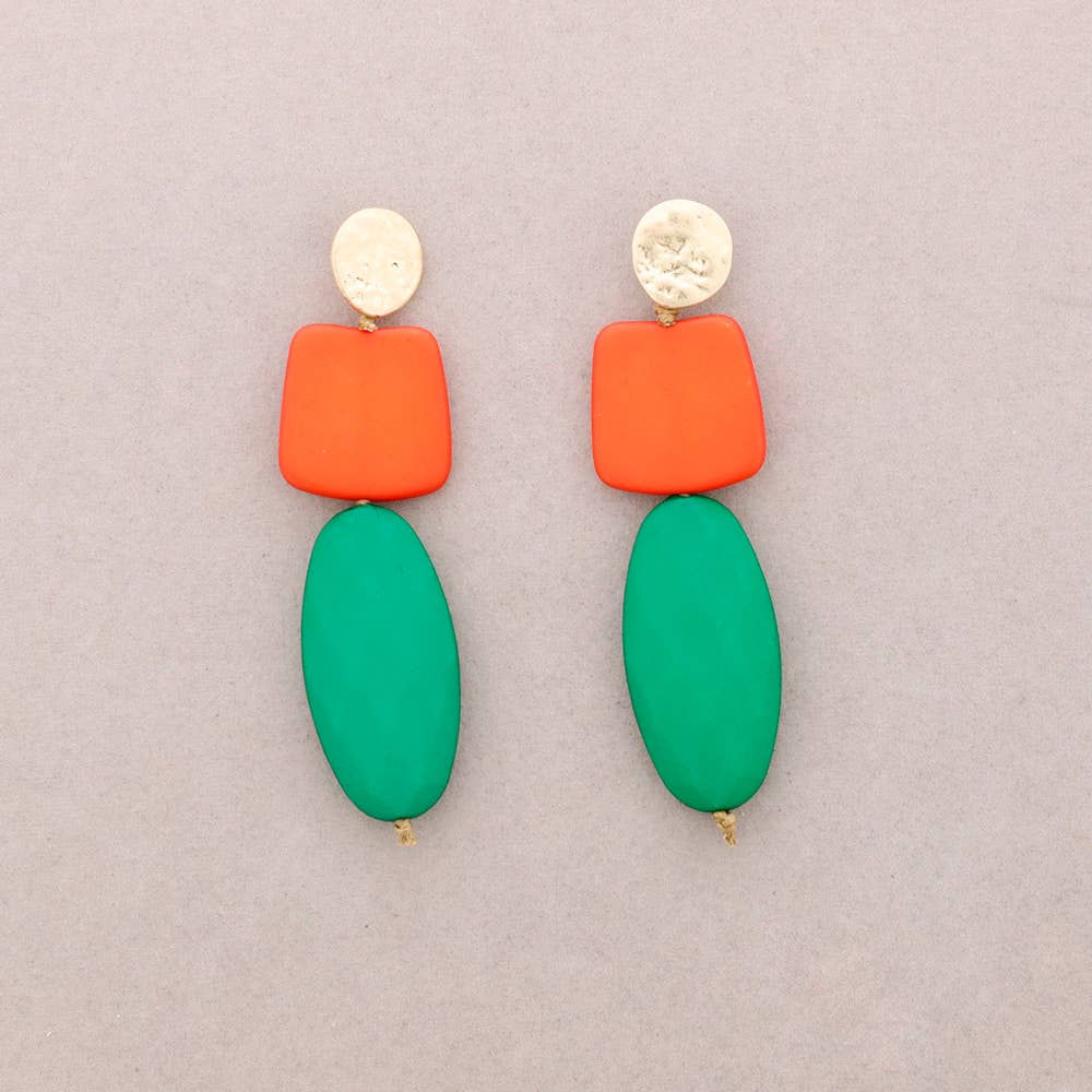 Sonata - Wholesale Dangle Earrings - Resin Beaded Earrings0