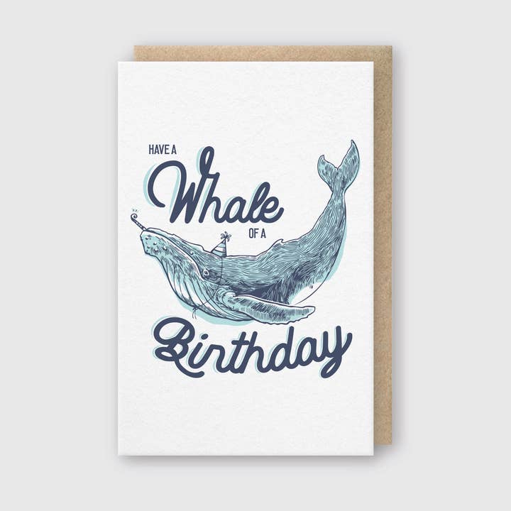 Pike Street Press - Wholesale Birthday Card - Whale of a Birthday