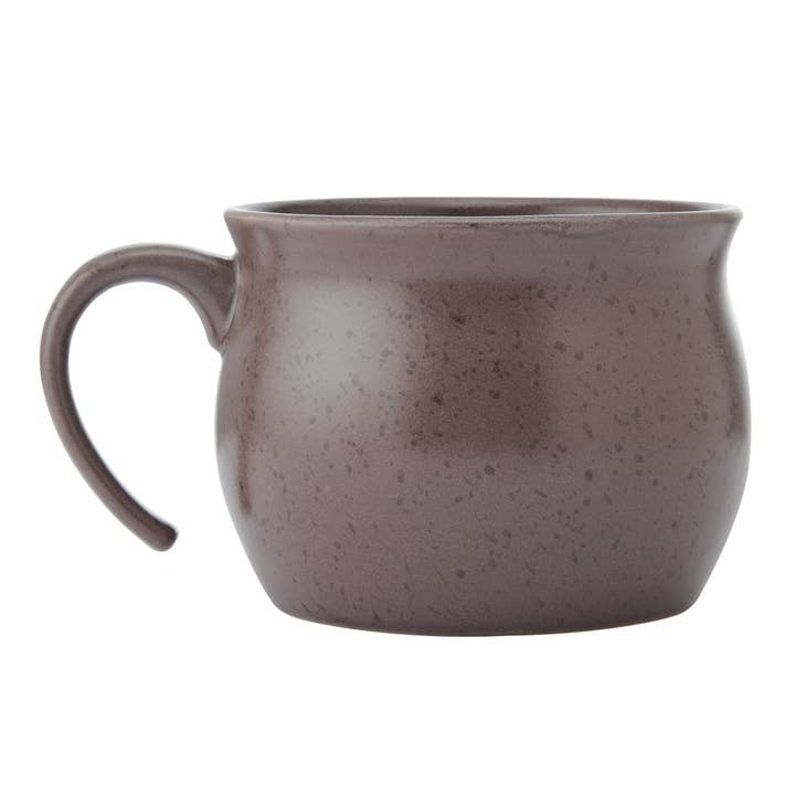 Pfaltzgraff 22Oz Soup Mug Brown Speckle Open Stock for wholesale on Faire1