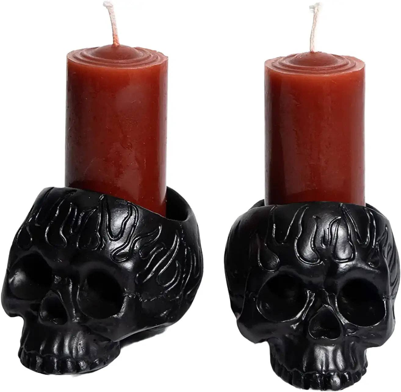 The Wine Savant /  Khen Glassware - Wholesale Novelty Candle - Skull Blood Halloween Candles 2 Pack - Bleeding - Fall Decor1