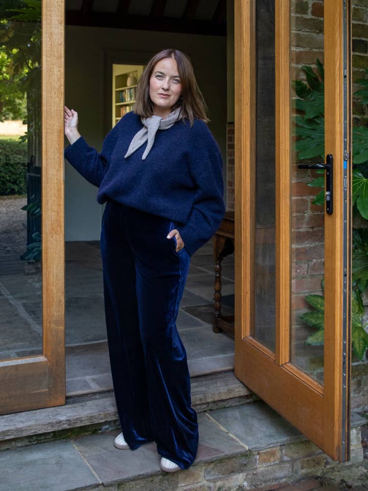 Megan Top | Navy for wholesale by CHALK