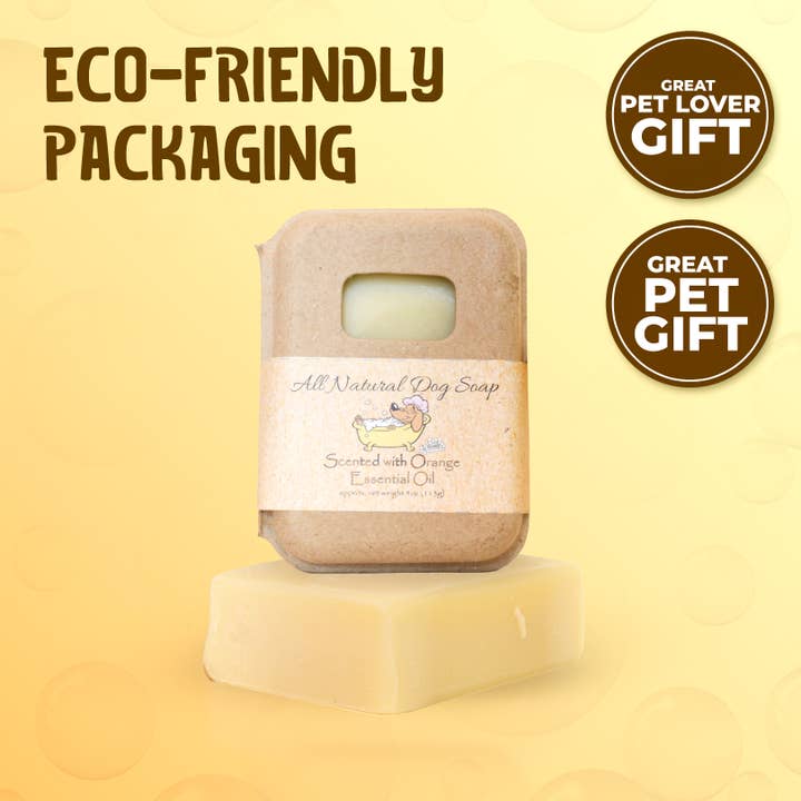 Delightfully Delicious Dog Treats - Wholesale Pet Shampoo - Dog - Orange Dog Shampoo Bar | Dog Soap Bar | Pet Shampoo Bar3