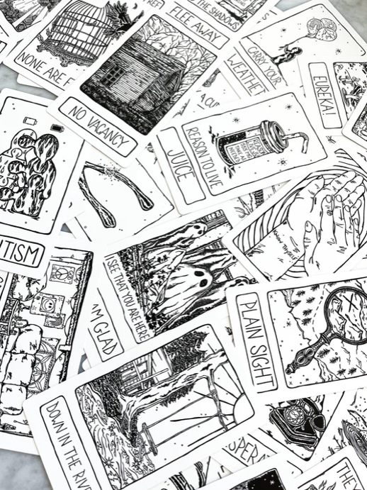 Everyday Magic - Venta al por mayor Cartas del tarot - Visiones en el espacio liminal - Oracle Deck3