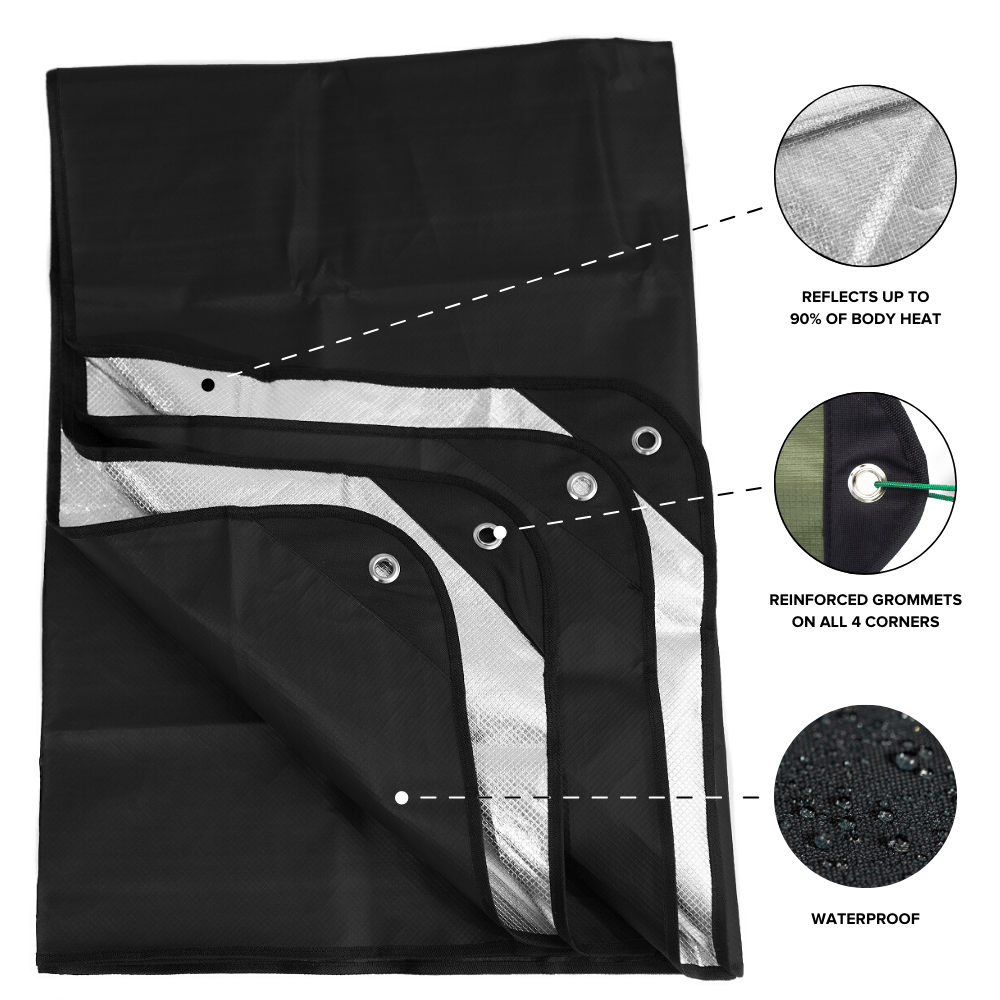 Arcturus - Wholesale Picnic Blanket - Arcturus Outdoor Survival Blanket 60" x 82"2
