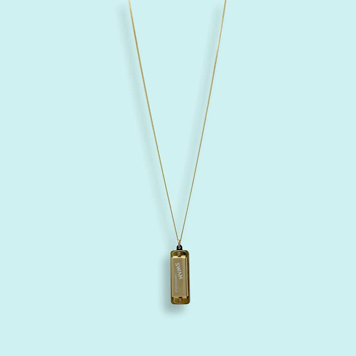 Ornamental Things - Wholesale Pendant/Charm Necklace - Golden Harmonica Necklace2