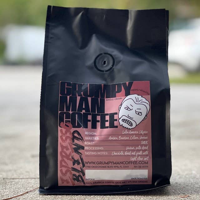 Espresso Blend for wholesale by Grumpy Man Coffee Roasters