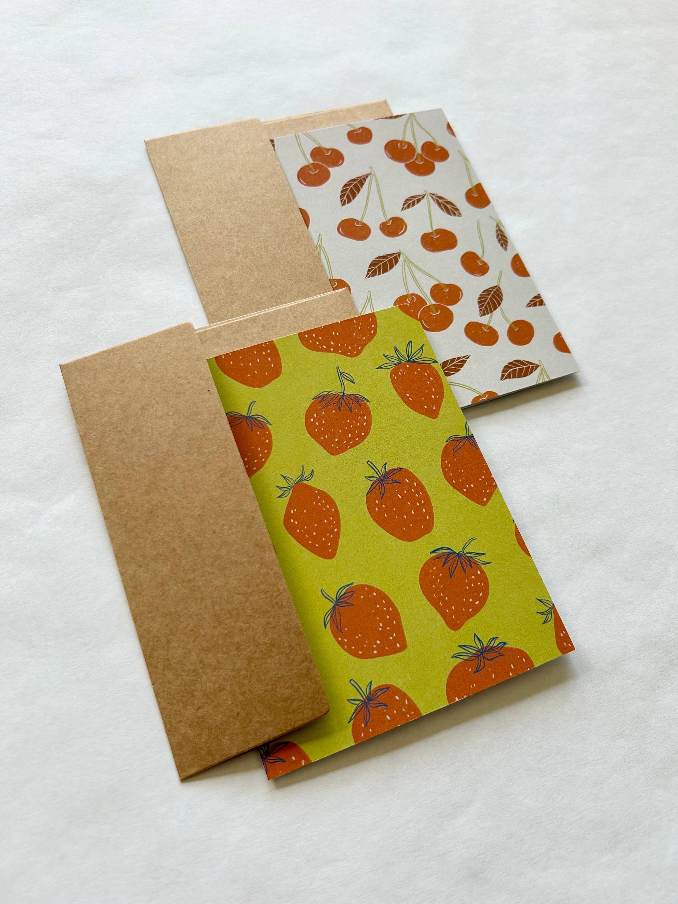 Chelsea Calkins Design - Venta al por mayor Conjunto de papelería y tarjetas - Juego de Tarjetas Variadas de Puesto de Frutas - 8 Tarjetas con Sobres7