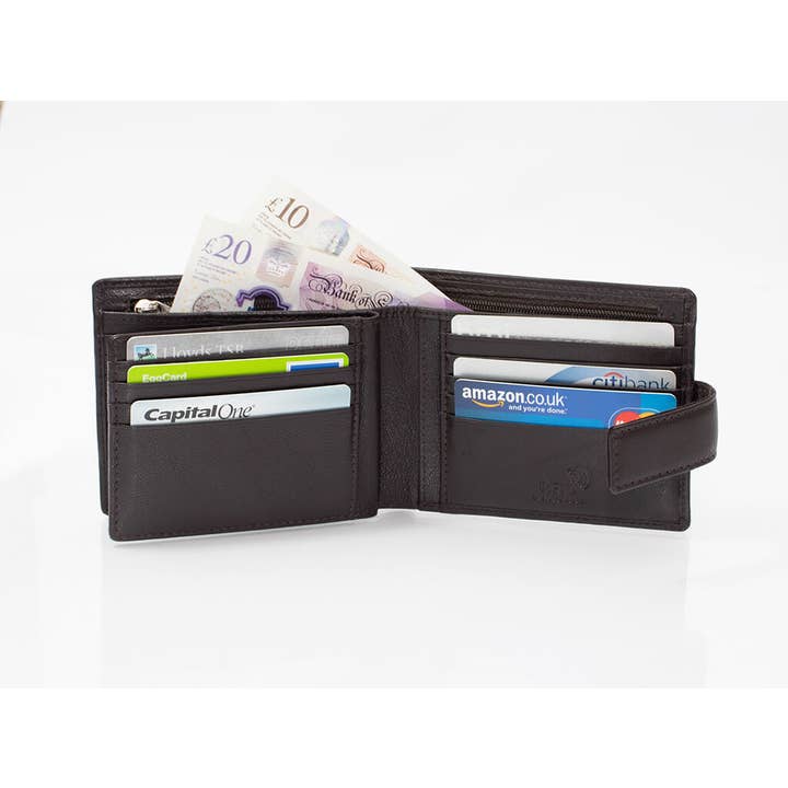 PRIMEHIDE – wholesale Wallet - Men’s – Ascort Men's Luxury Leather Trifold Wallet - 7278111