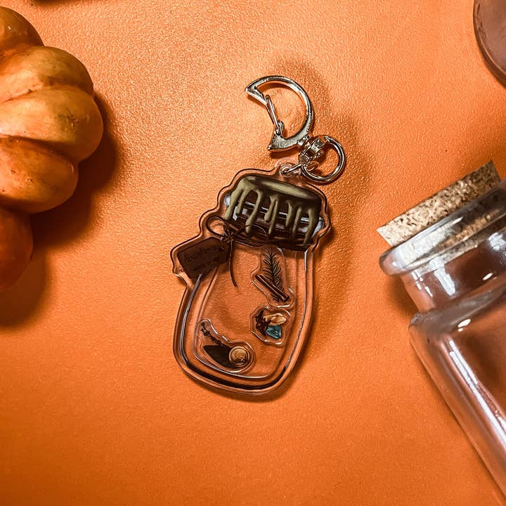 House of Hex - Wholesale Keychain - Women's - Abundance Jar Shaker Keychain2