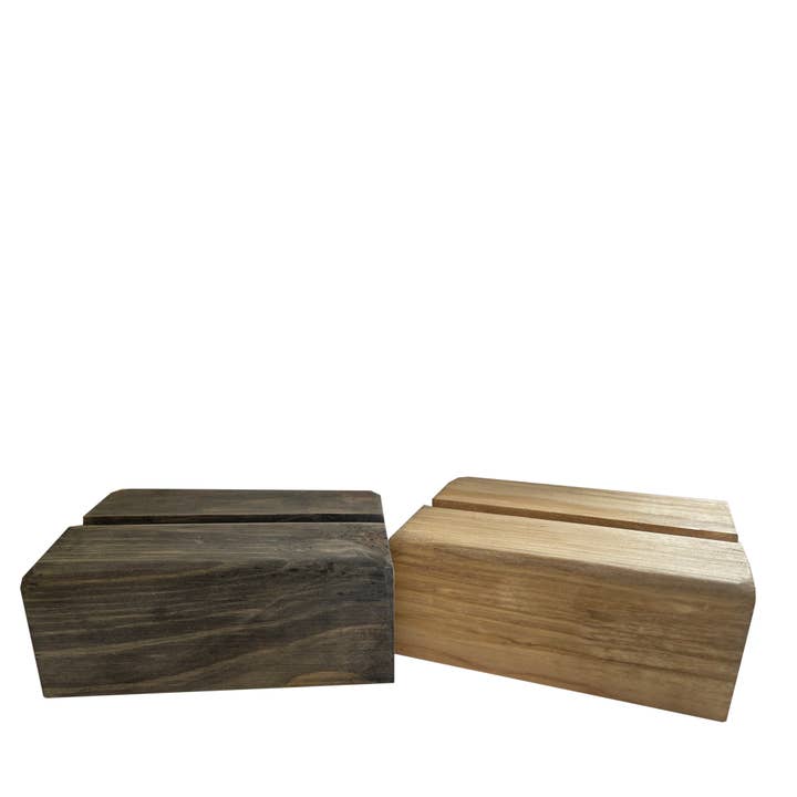 Wood Block Mini Canvas Holder for wholesale by Graphically Speaking Design