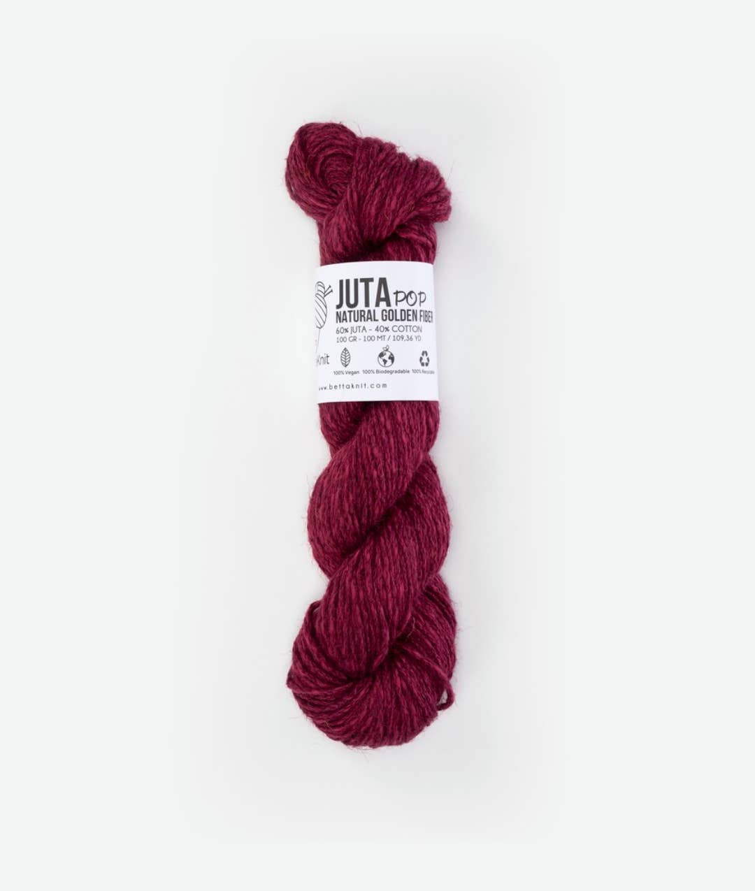 BettaKnit - Vente Fils à tricoter - Juta Pop, 60 % fil de jute — 40 % coton11