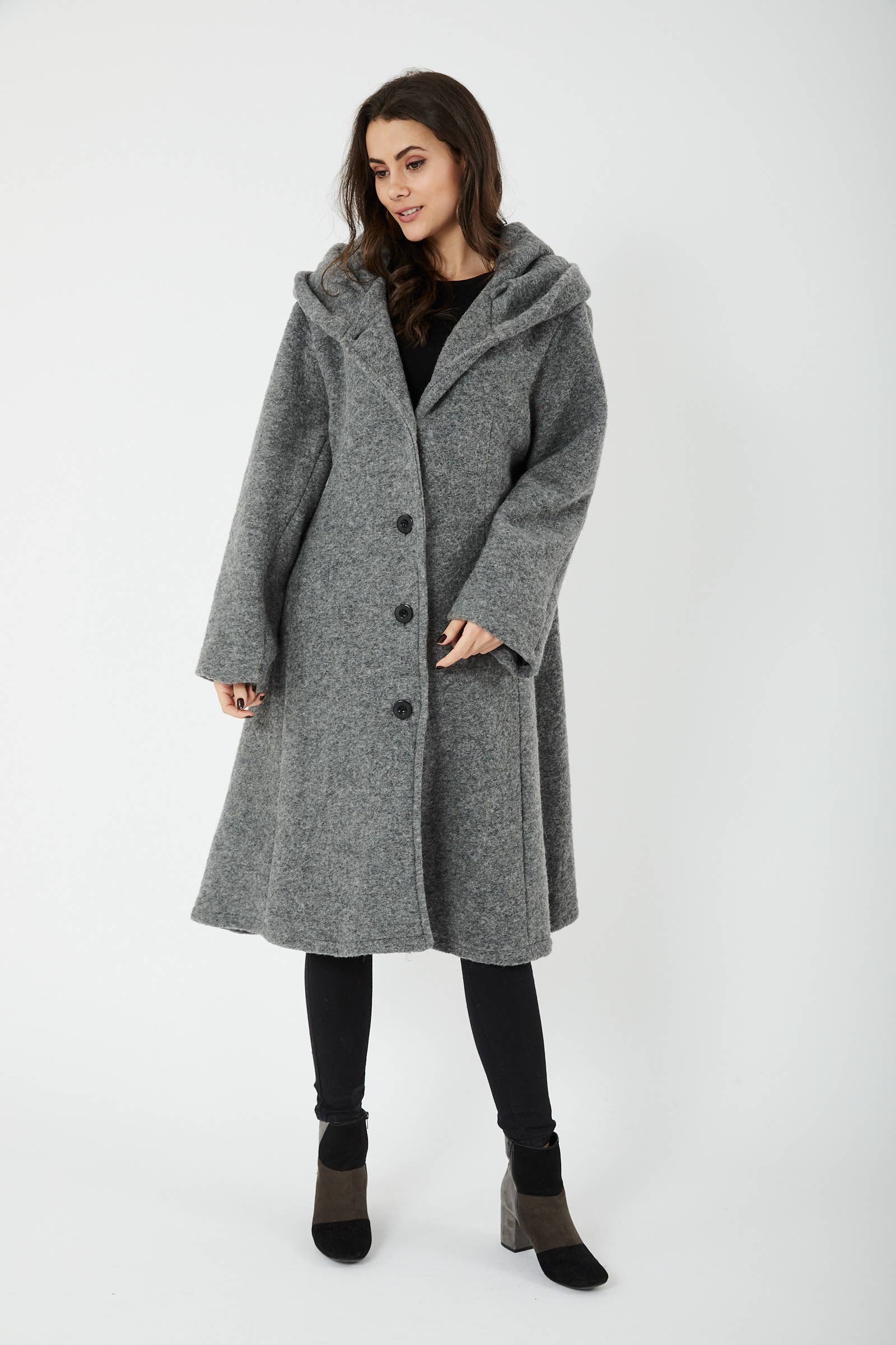 ORNELLA PARIS - Wholesale Coat - Women's - BLL-M4206 wool blend coat15