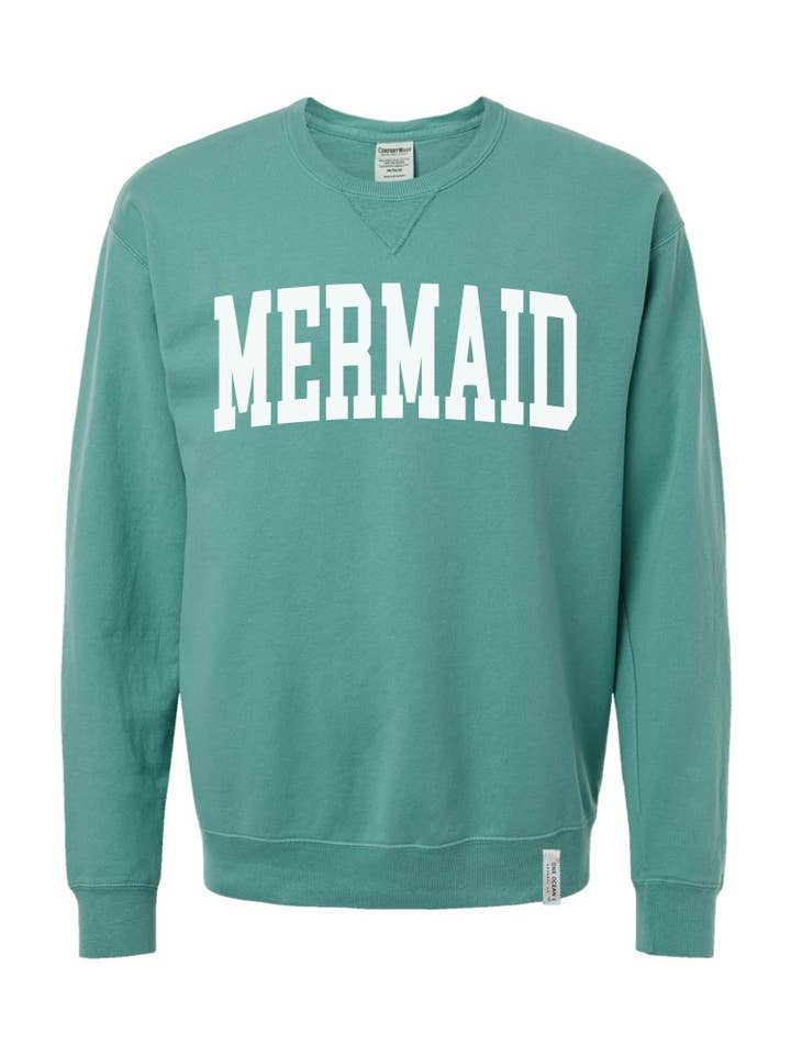 One Ocean Apparel Co.. - Wholesale Graphic Sweatshirt - Unisex - MERMAID Crewneck - CUSTOM COLORS11