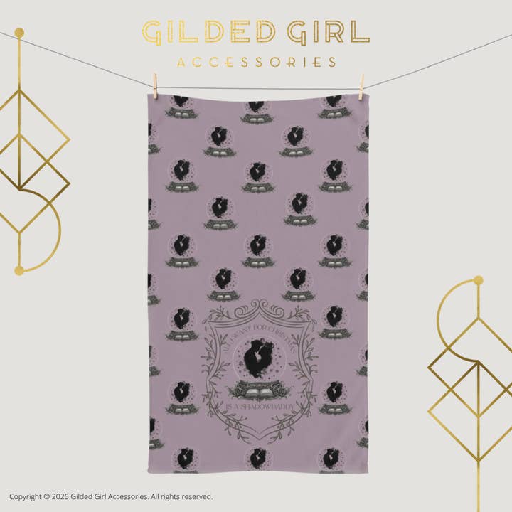Tout ce que je veux pour Noël, c'est un torchon Shadowdaddy | Exclusivité Gilded Girl Accessories pour la vente par Gilded Girl Accessories
