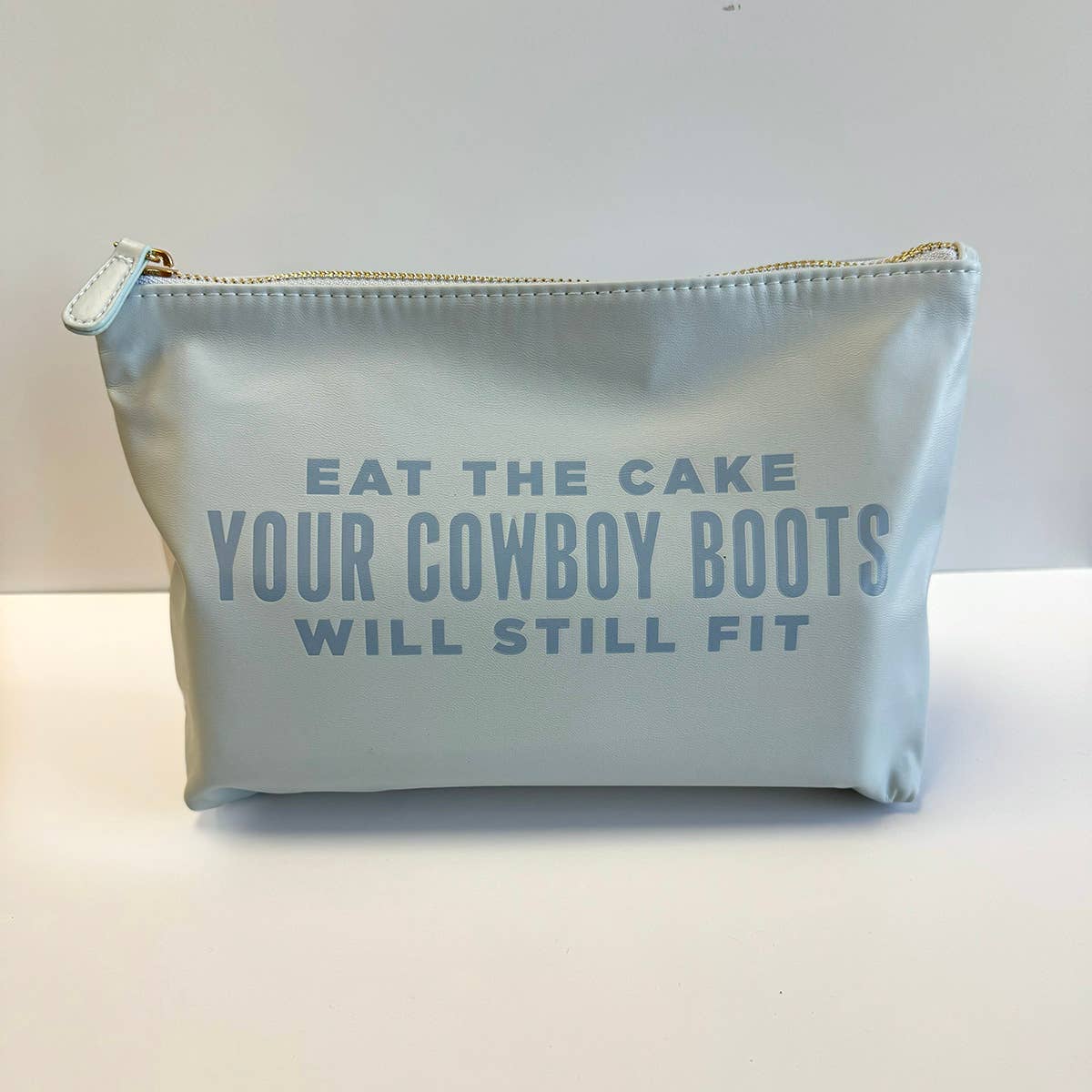 SOUTHERN FRIED DESIGN BARN - Wholesale Pouch - Women's - Eat The Cake Your Cowboy Boots... Catch All Pouch  1