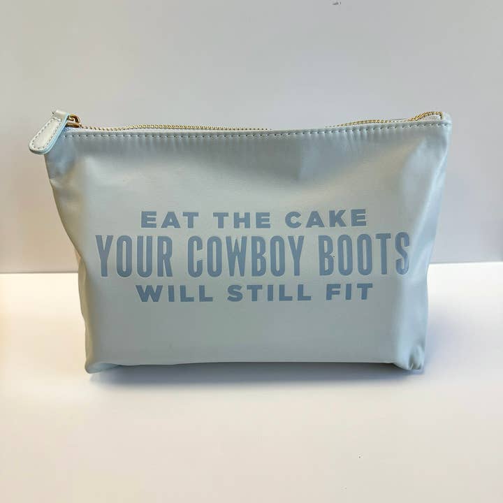 SOUTHERN FRIED DESIGN BARN - Wholesale Pouch - Women's - Eat The Cake Your Cowboy Boots... Catch All Pouch 1