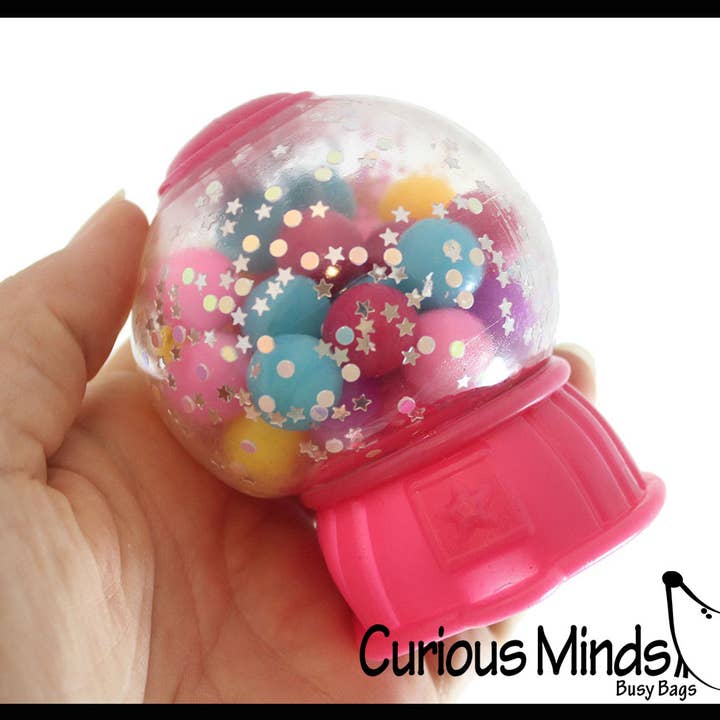 Curious Minds Toys - Wholesale Fidget Toy - Kids - 1 RANDOM Gumball Machine Molecule DNA Ball - Squishy 3