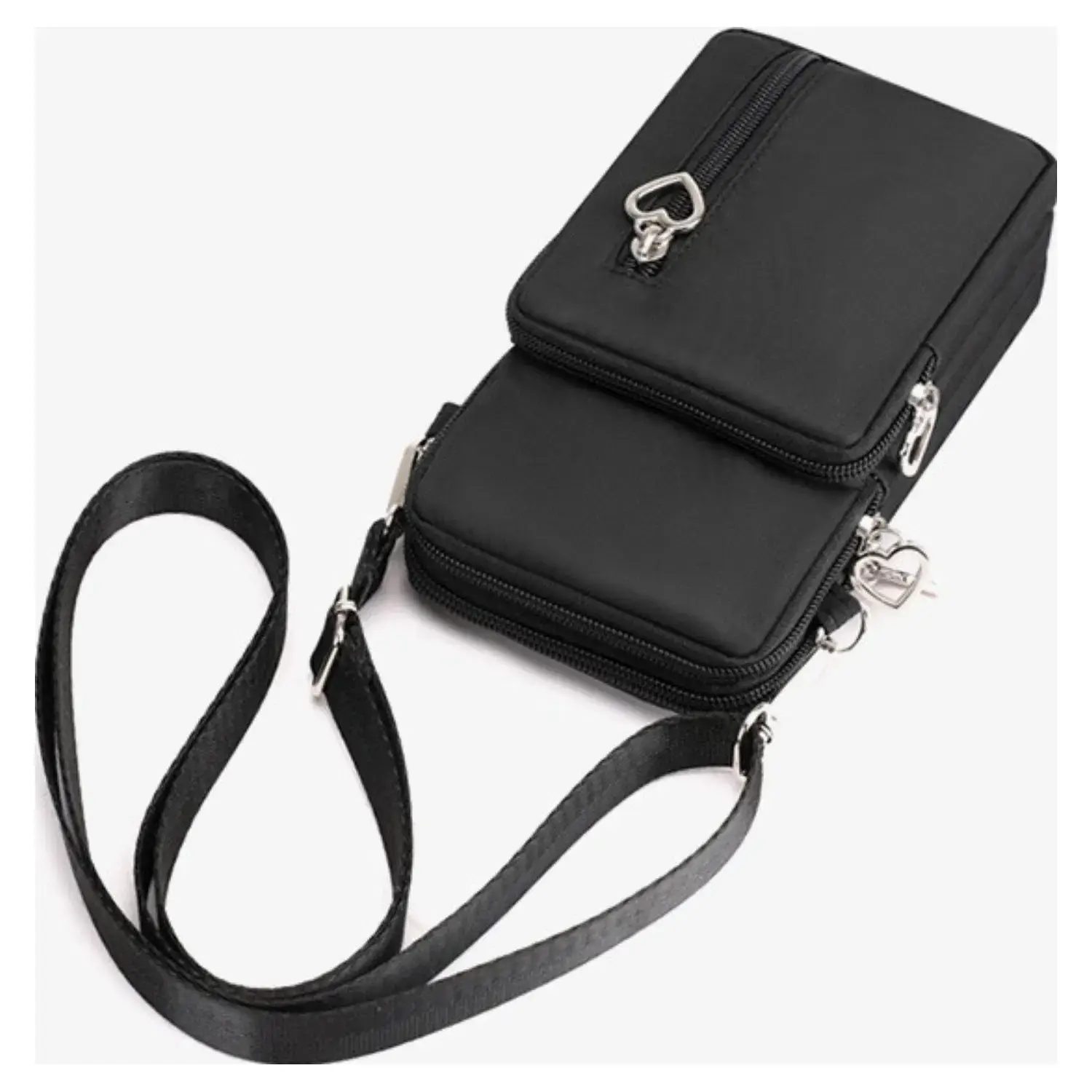 Superbia - Wholesale Crossbody Bag - Women's - Superbia 3 Zipper Splash Proof  Essential Bag Mobile Bag7