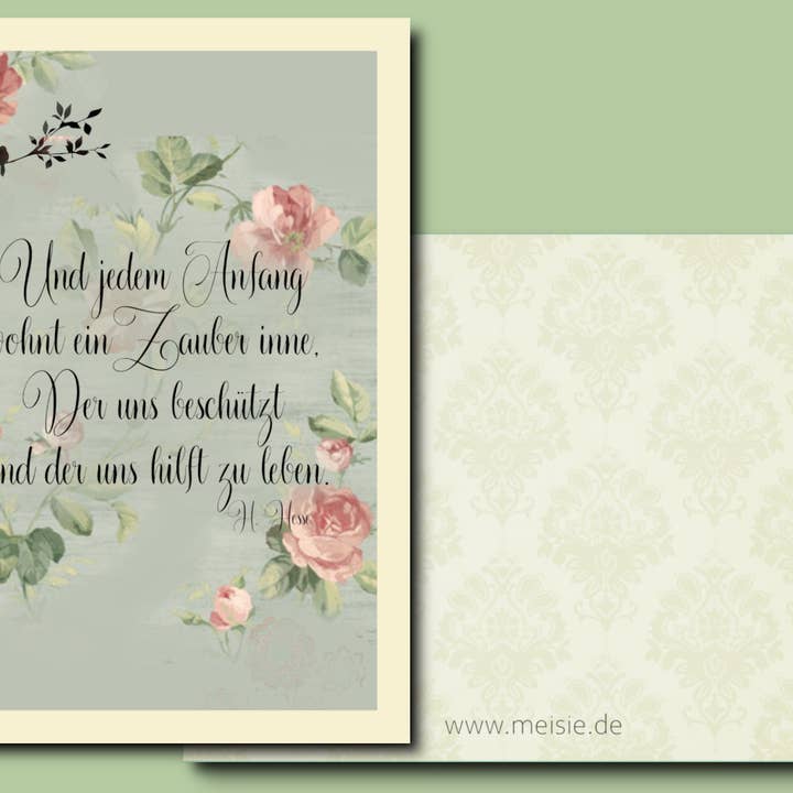 Meisie Berlin - Wholesale Postcard - Postcard Magic of Beginnings