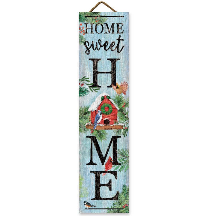 ST Creations - Wholesale Garden/Lawn Stake - Home Sweet Home Wntr Birdhouse - Stand-Out Signsâ„¢ Tall SO1