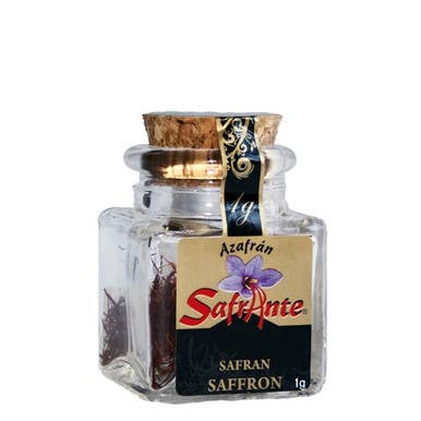 The French Farm - Wholesale Dried Spice - Safrante Saffron in Glass Jar 0.035oz