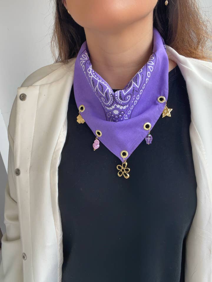 BANDANA JUWEEL PAARS voor wholesale door Liviana Lisbon