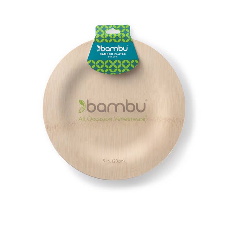 bambu® - Wholesale Disposable plate - Disposable Bamboo Round Plates2