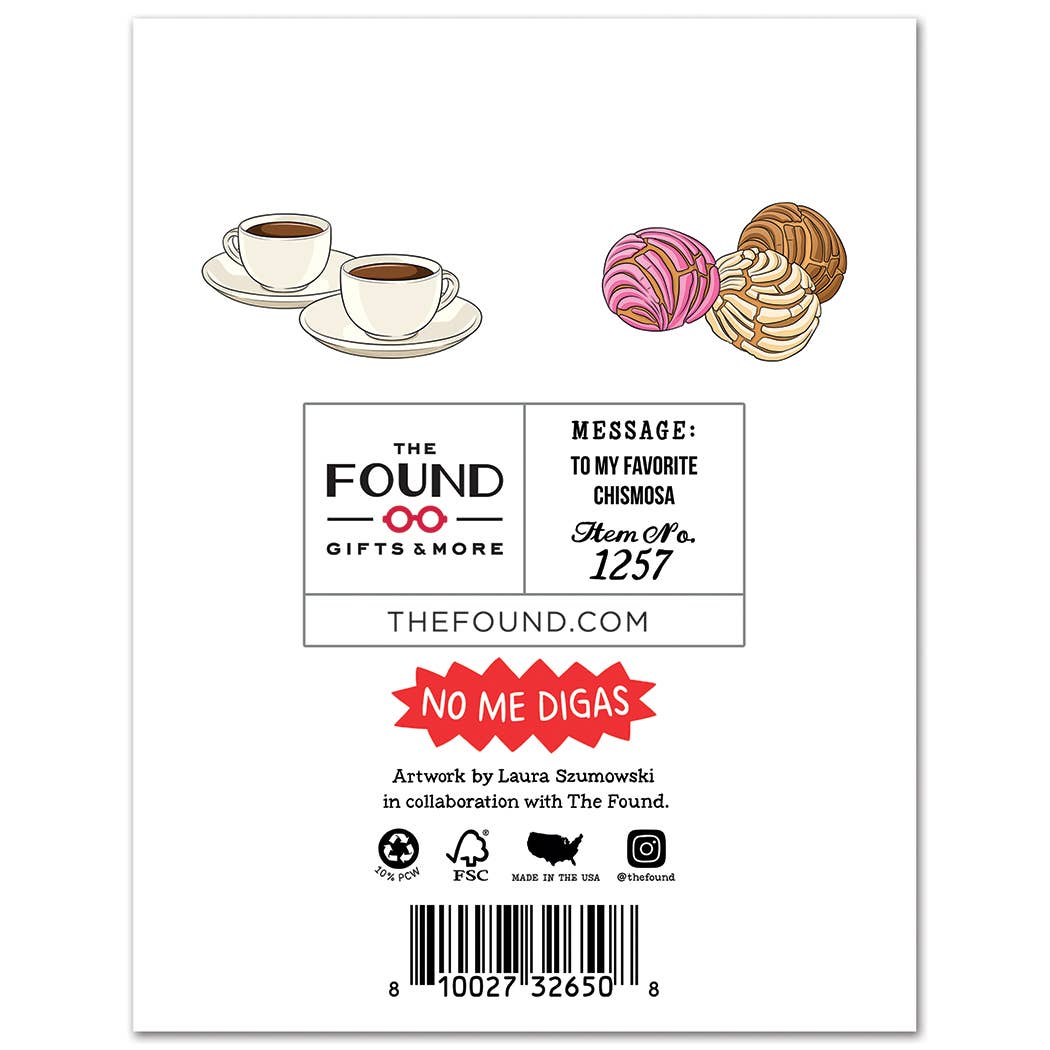 THE FOUND - Wholesale Birthday Card - Cafecito Con Chisme Birthday Card2