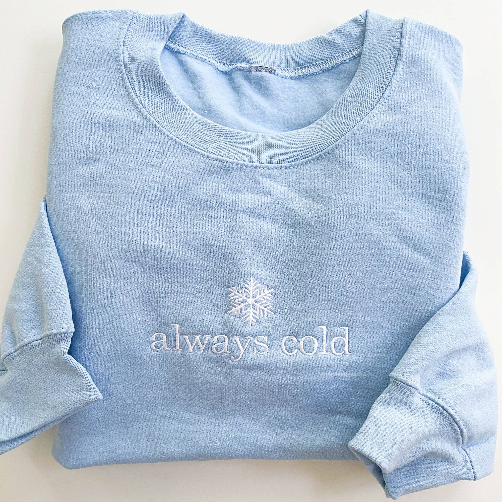 Arden & Gold - Wholesale Graphic Sweatshirt - Women's - Always Cold Crewneck Sweatshirt6