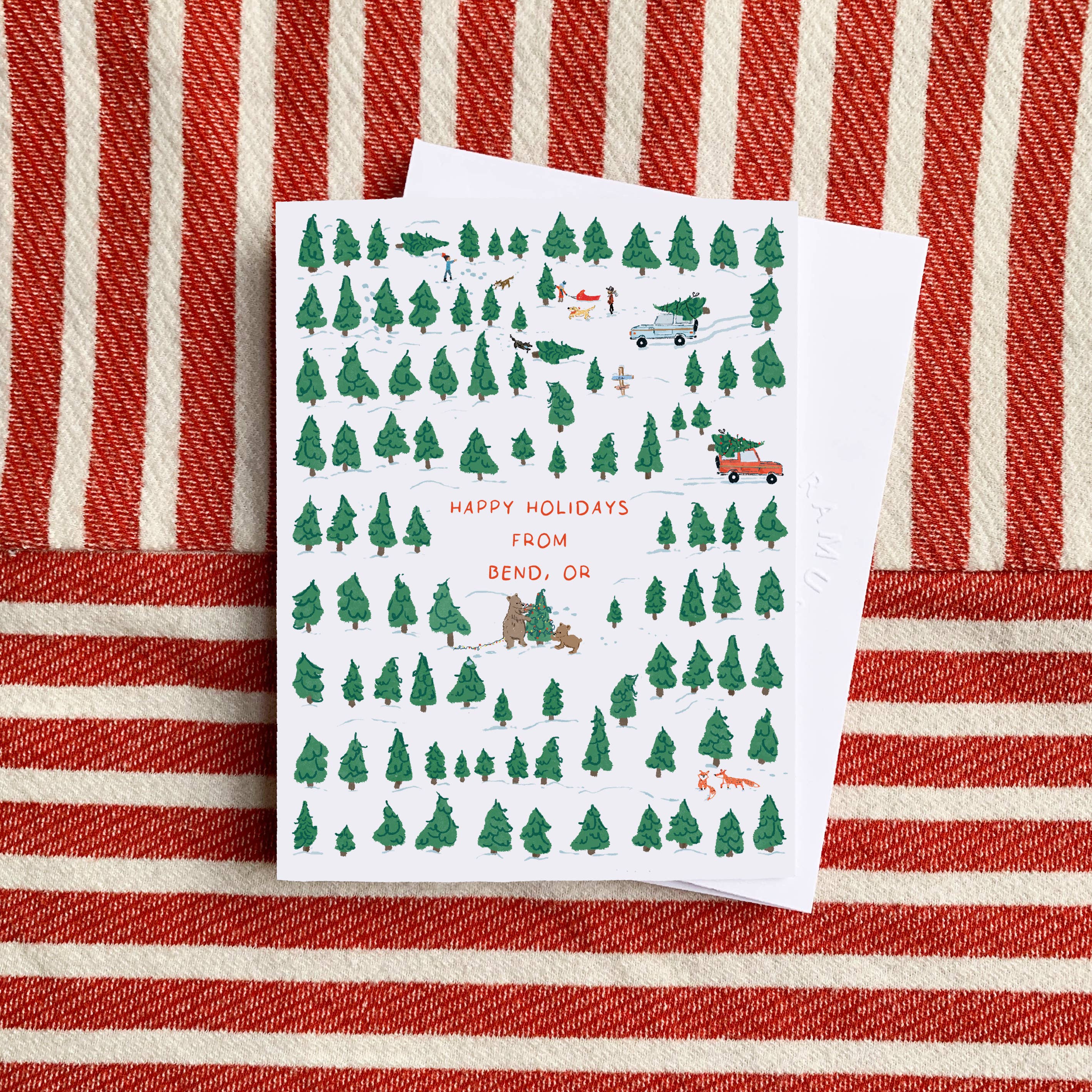 Ramus & Co. - Wholesale Season's Greetings Card - Semi-custom Holiday Card 🎄2