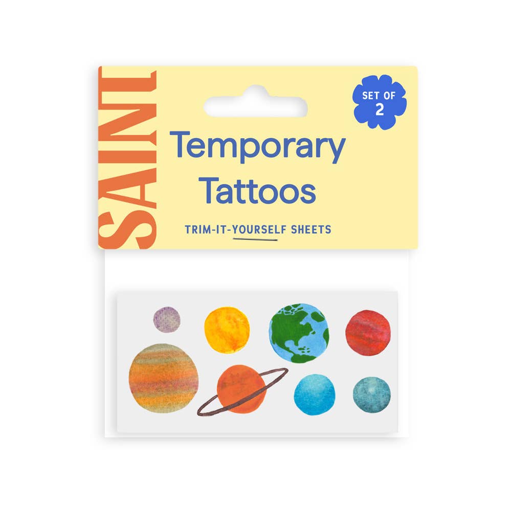 Saint Tattoos - Wholesale Temporary Tattoo - Outer Space Temporary Tattoos
